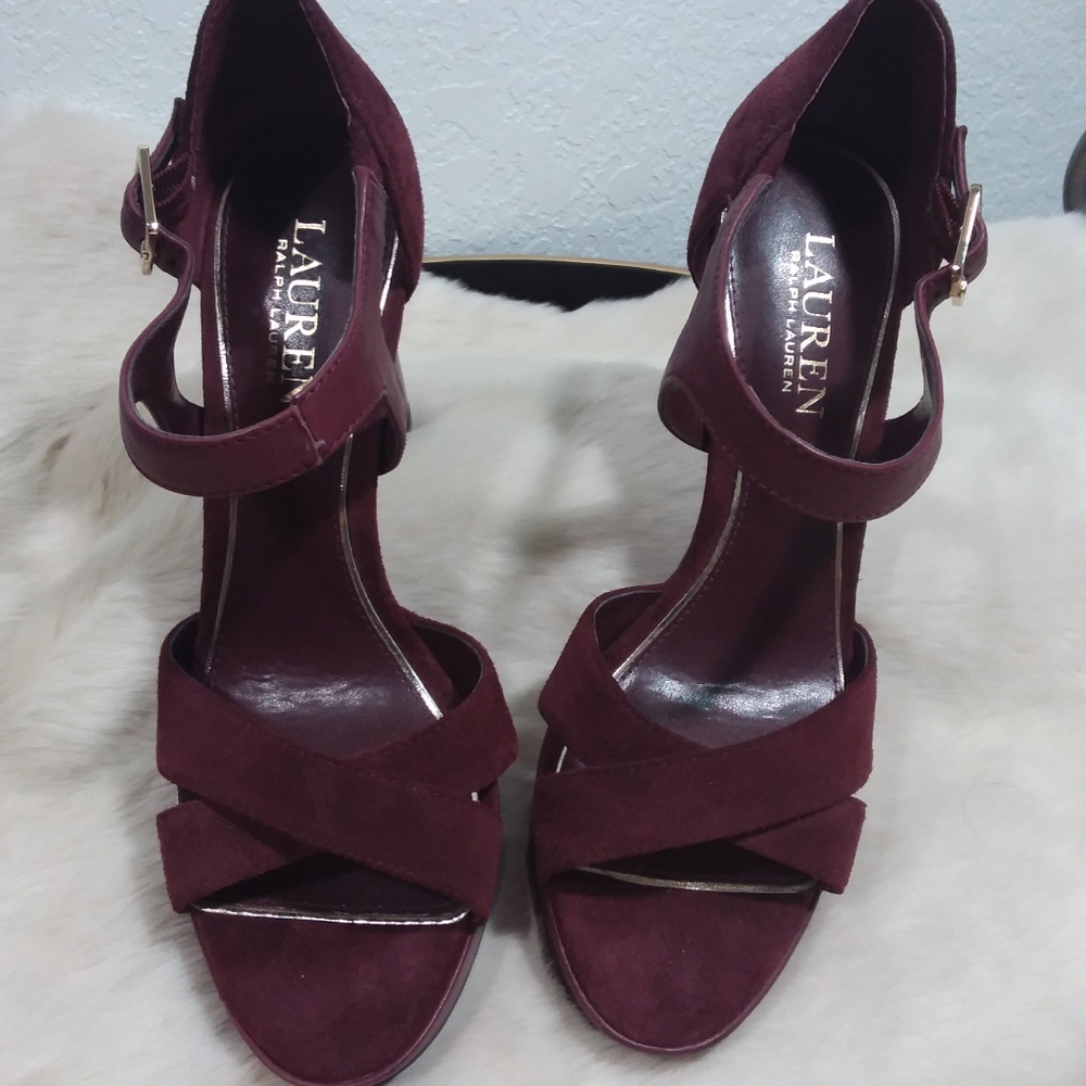 Lauren Ralph Lauren  6.5 Magenta (repair required)